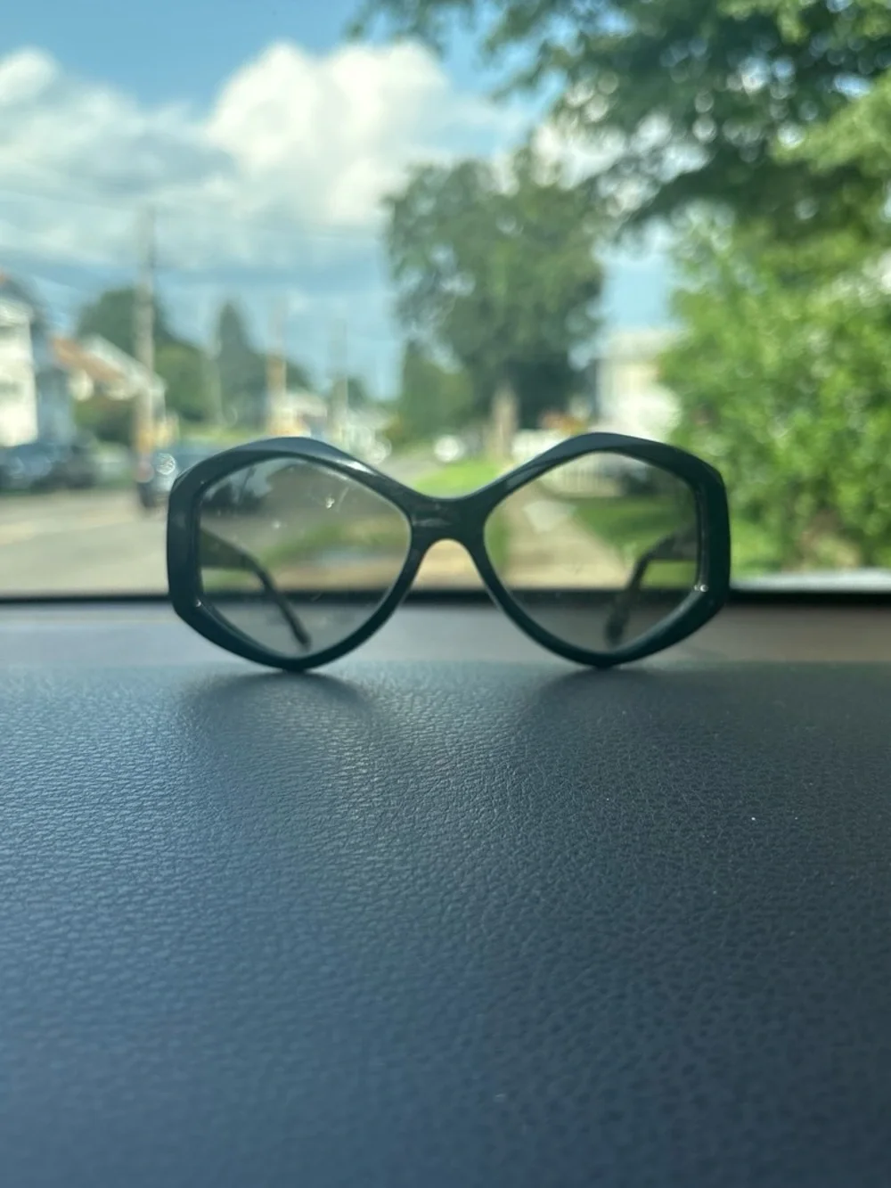 Burberry Black Oversized Women's Sunglasses